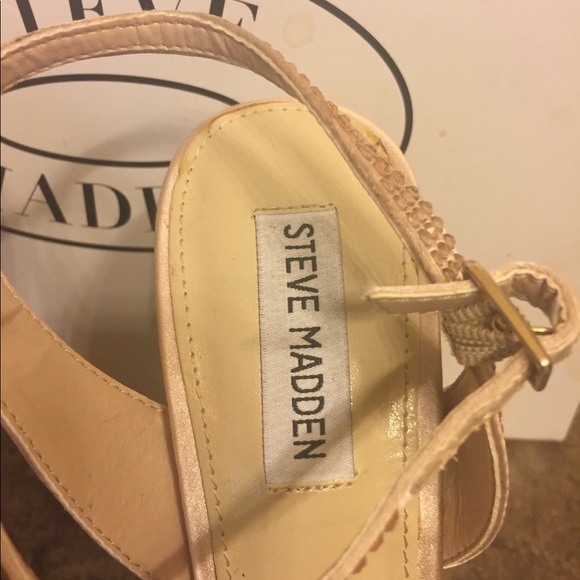 Steve Madden platform blush bling sandal size 8 - Picture 4 of 5